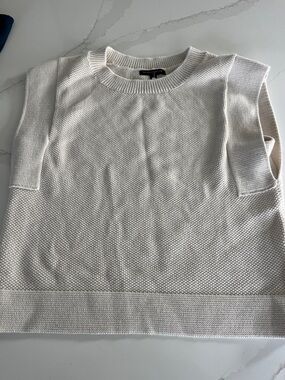 Classic Cream Knit Women's Bananna Republic Sweater Tank